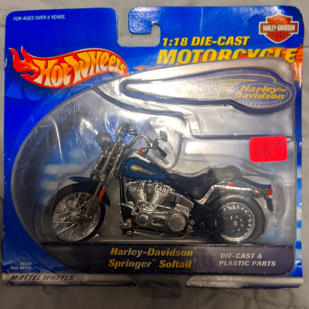 Hot wheels motorcycle Harley Davidson springer softail